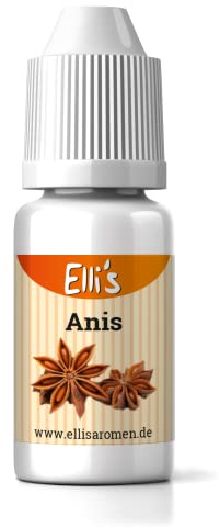 Ellis Aromen Anis NATURIDENTISCHES Lebensmittelaroma | Für Speisen & Getränke | 10 ml