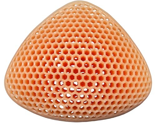 BIMEI Inserti per protesi mammarie in silicone per mastectomia da donna, con tasche, per reggiseno, costume da bagno, impermeabile, traspirante, riutilizzabile, riempitivo in gel trasparente, 1 pezzo