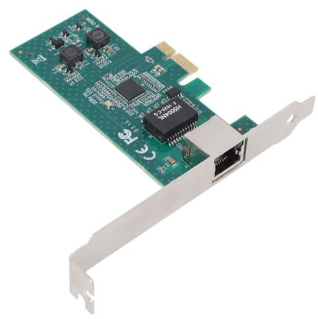 Tarjeta de Red PCIe Gigabit, Tarjeta de Red PCI Express Gigabit Ethernet de 10/100/1000 Mbps (Chip 82574), Tarjeta Ethernet de Alta Velocidad para PC