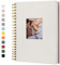 Hiwhy Scrapbook Fotoalben Leineneinband 28x20,5 cm 40 Seiten Hardcover Kraft Weiß Seiten Erinnerung Scrapbooking Buch für Hochzeit Reise Baby Dusche Gästebuch, Beige