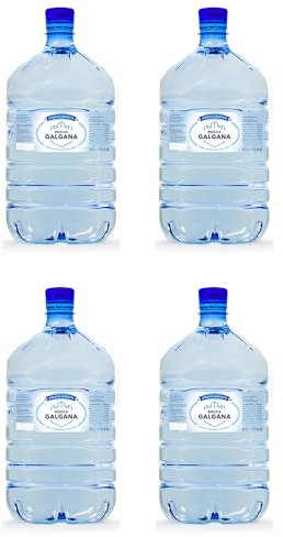 GOVITA - Set da 4 | BOCCIONE d'Acqua Naturale da 12 Litri in Pet monouso con Attacco Standard per Dispenser - BEVERINI CASA E Ufficio - Altezza 45cm (4)