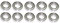10x Kugellager 9x17x5 mm - 689 ZZ Radial Rillenkugellager Wälzlager rcbay Chromstahl beidseitig gedichtet für 9mm Welle