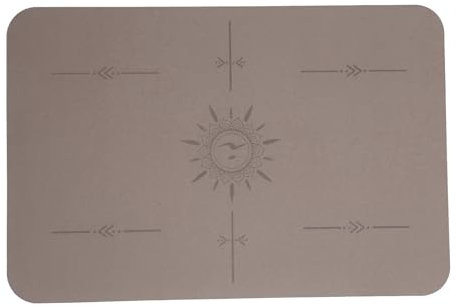 Sunicon Nähmaschinen-Dämpfungsmatte, reduziert Vibrationen der Nähmaschine, rutschfeste Matte, Nähzubehör, PU-Gummi-Nähmaschinenunterlage für Nähbegeisterte (Milchtee)