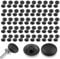 SMCEHEYA Tapa Tornillo 100Piezas Tapa Tornillo Plástico Plástico Capuchón Cubierta Tornillo para Tornillos Phillips de 7-8 mm Embellecedor Tornillo para Muebles Tapas Presión para Gabinete Mesa