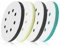 Aiyraa 4 PCS 125mm Upgraded Foam Sanding Pads for Orbital Sander for Drill, Soft & Hard Polishing Buffing Pad Discs for Drill, 5 Inch 8 Holes Soft & Hard Cushion Sponge Buffer, Low Noise Buffing Pads