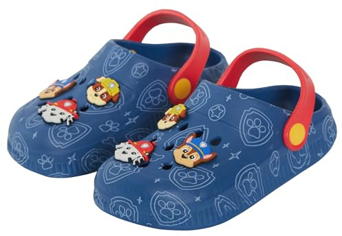 PAW PATROL Kinder Clogs mit Anhängern Jungen Sandalen Indoor Outdoor Schuhe Chase Marshall Casual Beach Slides