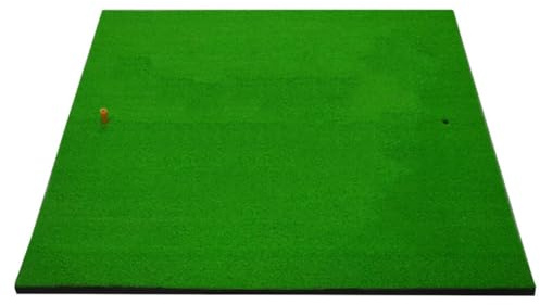XLIHAWY Golfmatte, Kunstrasen Golf-Übungsmatten, Golf-Trainingsmatte Mit Rutschfester Eva-Gummiunterseite Für Die Indoor- Outdoor- Schule(1.5x1.5m)