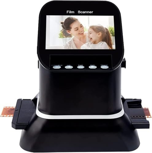 Scanner for diapositive di pellicola 120 ad alta risoluzione,convertitore di pellicola digitale 1080P con schermo LCD da 4,3,conversione di negativi 35 mm, 135, 126,127 e diapositive in JPEG digitale