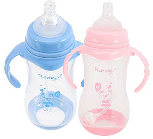 IWOWHERO 1 Satz -Stillflasche heizlùfter wiederverwendbar fläschchen sniggle trinkflasche Wasserflasche Milchspender für Weithals-Babyflasche -Dusche- pp