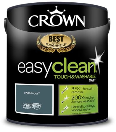 Crown Easyclean Matt Emulsion Paint 2.5L Endeavour