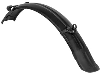 Topeak TetraRack Full Fender M2 Hinterrad Schutzblech Schwarz, Fahrrad Schutzblech aus Kunststoff für MTB und Gravelbike passend für TetraRack M2 Gepäckträger