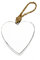 Unbekannt XL Holzherz Weiss 10cm Herz 2,5cm DICK Hochzeit Hänger Mitbringsel Gastgeschenk Deko Holz Handschmeichler Anhänger Raumdeko Hochzeitsdeko Shabby Chic