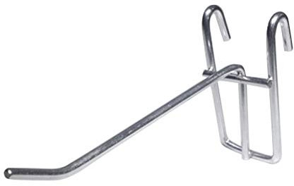 Toyvian Edelstahl Haken Gitter Platten Anzeigen Haken für Hängende Wandgitter Drahtgitter Deko Supermarkt 10cm 10 Stück