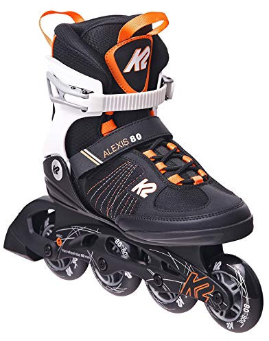 K2 30E0874 Inline Skates, Schwarz - Orange, EU: 36.5 (UK: 4 / US: 6.5)