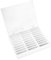Fake Nail Display Case, 30 Grids Empty Nail Storage Box Nail Art Decoration Container Nail Tips Holder Perfect for Storing Variety of Nail Art Decorations(White)
