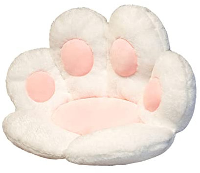 Jomewory Gefüllte Katzenpfoten Kissen, Niedliches Sitzkissen, Katzenpfoten Stuhlkissen Schreibtischstuhlkissen Weiche, mit Rückenstütze, Für Bürostühle zu Hause oder Im Auto