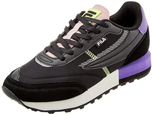 Fila Retronique 22 Wmn, Scarpe da Ginnastica Donna, Nero Viola Black Prism Violet, 39 EU