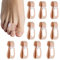 Zeayebsr 10 Stücke Hammerzehen Zeh Schiene Bandage Hammerzehen Zehenbandage Toe Splints für Hammerzeh, Zeh Gebrochen Zehenkissen