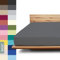 JONA SLEEP® Basic Spannbettlaken (90-100 x 200-220 cm) Zuverlässiges Spannbetttuch - 190 g/m² - hält über 100 Wäschen Stand | Öko-Tex 100 Standard (anthrazit)