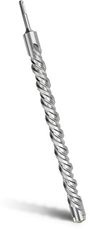MOXPIFY SDS Plus Bohrer 35 x 600mm,Betonbohrer mit 4 Hartmetall Schneiden und Doppelwendel,Hammerbohrer Für Beton,Stein,Naturstein