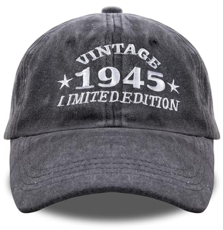Belillpipi 80. Geburtstag Geschenke, Geschenke zum 80 Geburtstag Mann, für Männer zum 80, Geschenkideen 80 Cap, 80 Geburtstagsgeschenk für Männer, Vintage 1945