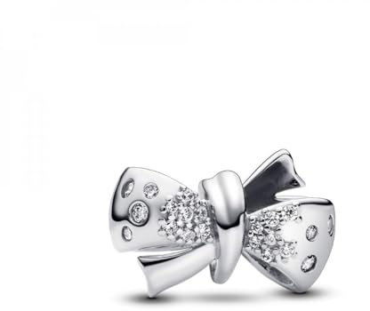 Pandora Momente Charm 793442C01 funkelnde Schleife