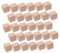 VICASKY Holzklotz Puzzlewürfel Unbehandelte Holzbausteine Kubische Bausteine Für DIY Holzspielzeug Stapelbare Blöcke Für Mathe Und Kreative Spiele