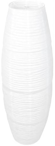 bangminda Papier Stehlampe Lampenschirm Nordischer Stil Papierdesign Stehlampenschirm Reispapier Standleuchte Ersatzschirm Aufenthaltsraum Zeitgenössischer Stehlampenschirm (Typ A)