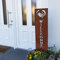 Antike Edelrost Gartenstecker Willkommen Roststecker Feng Shui Gartenstele Herz Rost Deko Metall Boho Gartendeko