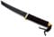 Kamikaze Katana Honor Edition - 35cm Messer schwarz, Gold - Tanto - Samuraischwert klein inklusive Schutzhülle
