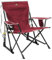 GCI Outdoor Kickback Rocker Campingstuhl, Legierter Stahl Polyester, Rot/Ausflug, einfarbig (Getaway Solids), Regular