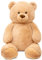 Palm Orso Gigante Peluche 130 cm Orso Peluche Beige con Fiocco Orsacchiotto Peluche Gigante giganti Grande 130 CM