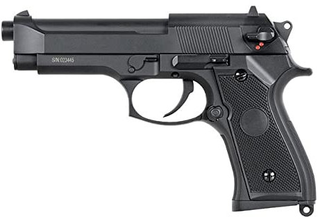 PACK Réplique Airsoft M9 AEP Lipo Noir Électrique (Cyma)