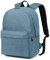 Schulrucksack College-Rucksack, leichte Schultasche, stilvoll, lässig, Tagesrucksack, College, Reisen, Arbeitstasche für Jungen und Mädchen, passend für 15,4-Zoll-Laptop (Blau)