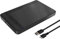2.5-inch Hard Drive Enclosure, SATA to USB 3.0 Adapter Tool-Free External Hard Drive Case, Supports UASP SATA III, Optimized for 2.5-inch SSD/HDD, Black