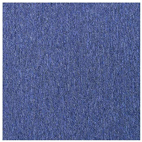 20PCS Carpet Tiles 5m2 Box Heavy Duty Carpet Floor Tiles Non-Slip Interior Floor Tiles 50X50cm for Flooring Home Office Living Room Bedroom Commercial Apartment (Blue)