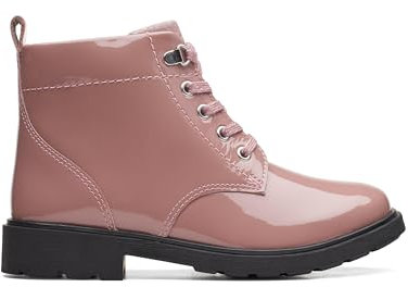 Clarks Astrol Lace K, Stivaletto alla Caviglia, Rosa Pat, 27.5 EU