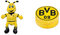 Borussia Dortmund, BVB-Emma Plüschfigur mittel, 02 Gelb, 30cm & BVB-Zauberhandtuch (60 x 30 cm), Schwarz/gelb