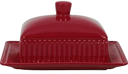 GreenGate Butter Box Alice Claret red medium