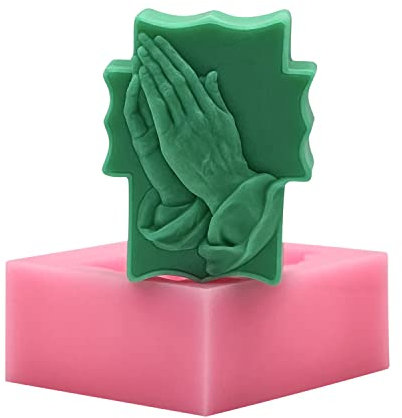 Monqui Betende Hände Silikon-Kerzenformen Seifenformen Kunst Handwerk Formen Harz Formen