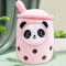 HICAS Bubble Tea Kuscheltier,Boba Tea Plüschtier Doll Kuscheltier Plüschkissen Spielzeug, Bubble Tea Plüschtier Kissen Kinderspielzeug Geburtstagsgeschenk (Rosa, 35cm/13.7inch)