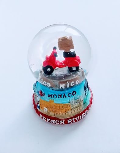 Kleine Schneekugel Monaco-Nice-Cannes French Riviera