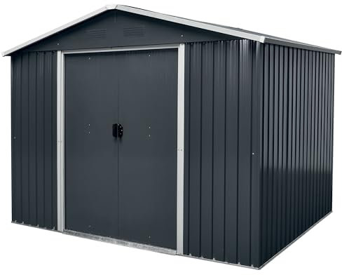 WERKA PRO Abri Jardin métal 7,8m2 2,81 x 2,79 x H1,99m