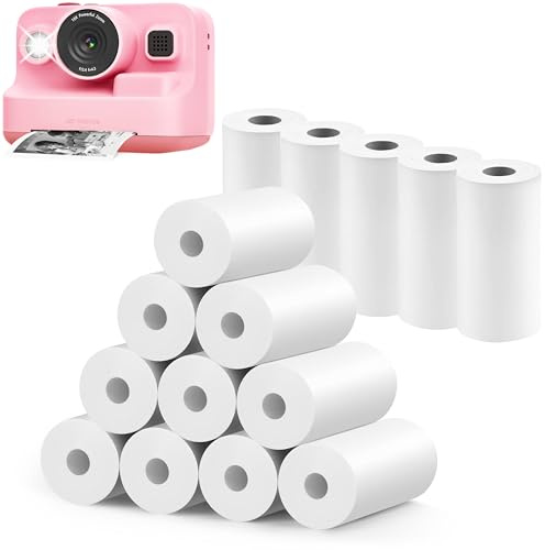MIARALA Kidizoom Lot de 15 rouleaux de papier d'impression instantané pour appareil photo instantané pour la plupart des enfants (57 x 25 mm)
