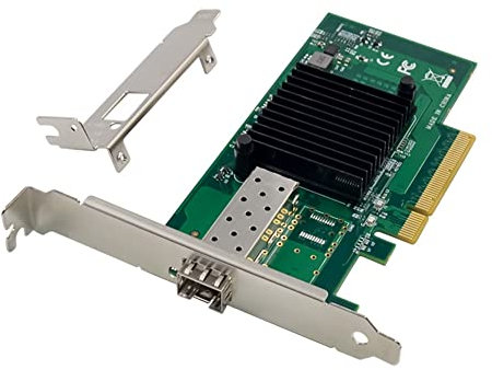 Koanhinn 1 scheda di rete a fibra ottica del server della scheda di rete 82599EN PCI-E X8 singola 10G SFP+ del server