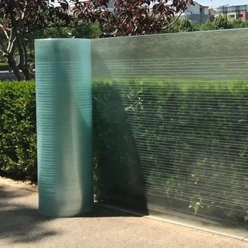 Planchas De Policarbonato Para Tejados,Lámina Para Techos Transparentes Para Invernaderos,Planchas De Fibra De Vidrio De 0,8mm,Paneles Aislantes Para Tejados,Resistentes a La Intemperie,W×L-24×197in