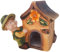Casetta terracotta porta t-light 14x14 cm