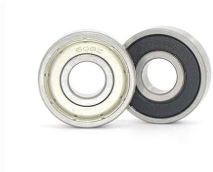 50/100 Stück doppelt geschirmtes Miniatur-Hochkohlenstoffstahl einreihiges 608ZZ 2RS ABEC1 Rillenkugellager 8 * 22 * 7 8x22x7mm 608 ZZ(Size:6082RS,Color:100PCS)