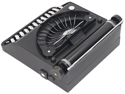 Modèle de Machine à écrire Antique, Bonne Conception de Machine à écrire Portable Noire pour Le Bureau