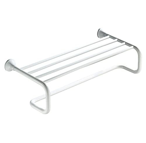 Porte-Serviettes Accessoires de Salle de Bain Porte-Serviettes Blanc Salle de Bain Blanche Salle de Bain Douche Porte-Serviettes Accessoires Barre à Serviettes Porte-Serviettes/Cou